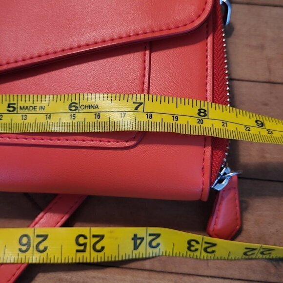 Vera Bradley Accordion Faux Leather Crossbody Bag - Picture 12 of 13